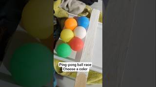 Ping pong ball race #fun #game