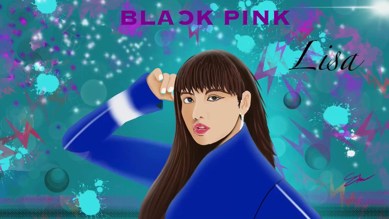 Drawing Lisa Blackpink using procreate time laps YouTube