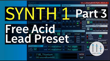 Synth 1 only Trance Build | Acid Lead | Trance Tutorials Part 3