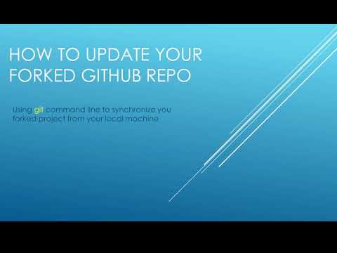 How To Synchronize Your Forked GitHub Project - YouTube