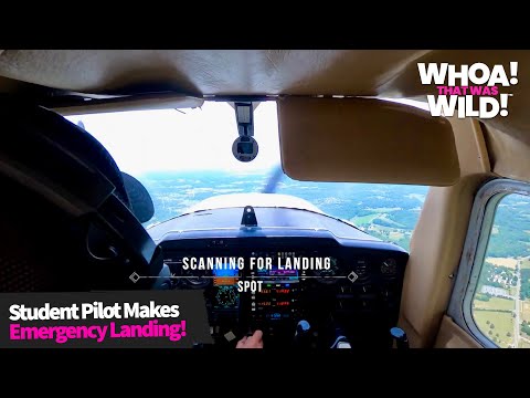 Student Pilot Makes Emergency Landing in Field!