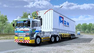 SHARE LIVERY FUSO TG TRAILER KONTAINER||MOD ARMAN JAYA X SBN