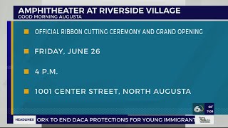 Ribbon-cutting scheduled for new amphitheater in North Augusta