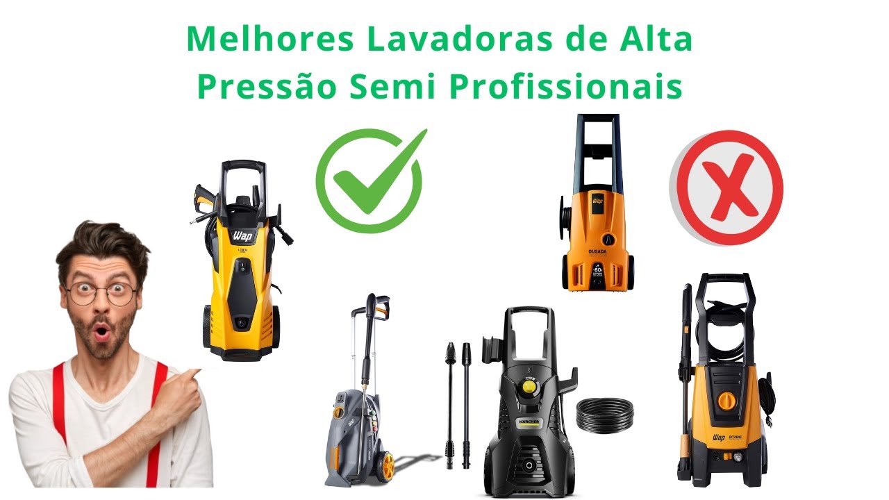 Top 5  Melhores Lavadoras de Alta Pressão Semi Profissionais
