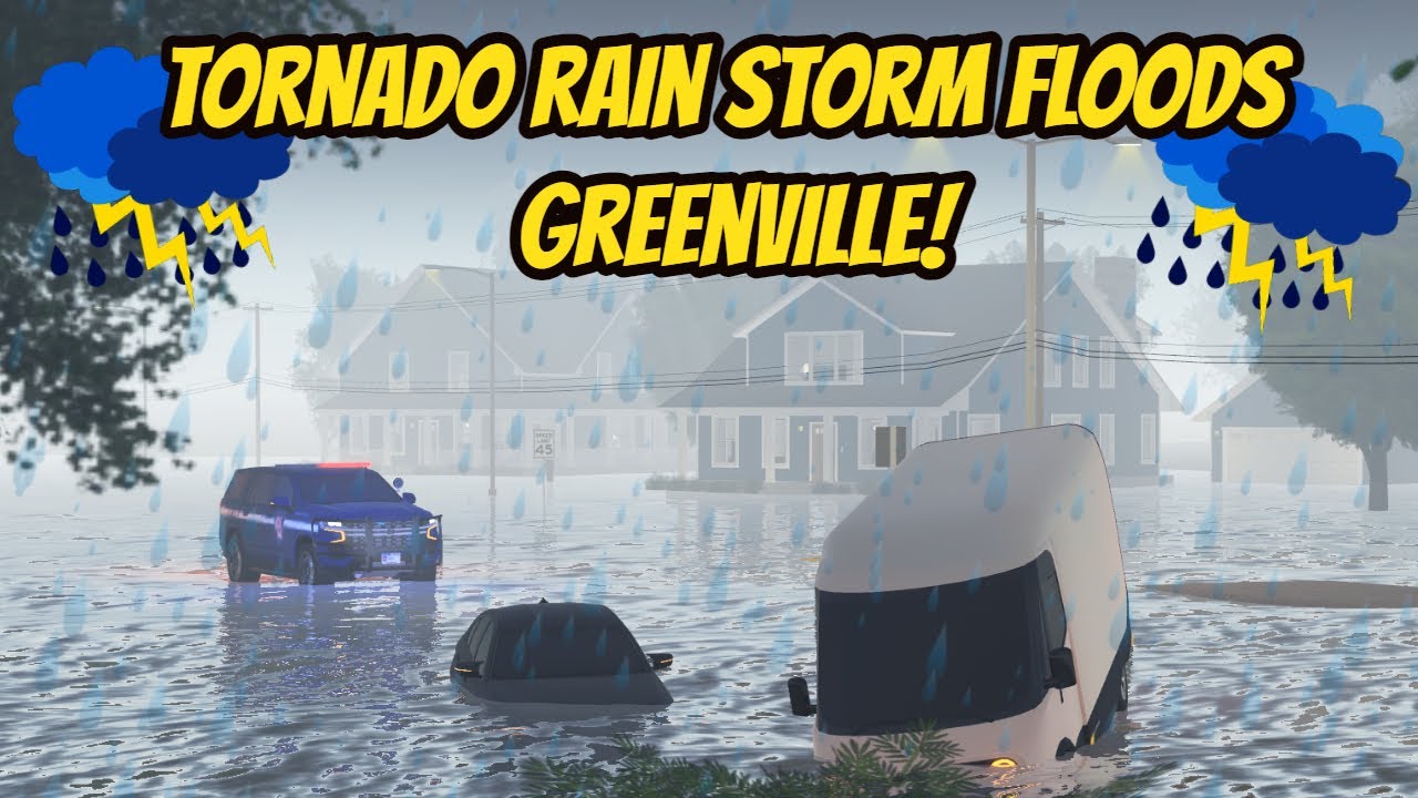 Гринвилл, Висконсин, Roblox l Tornado RAIN STORM FOODS the Streets Update Roleplay