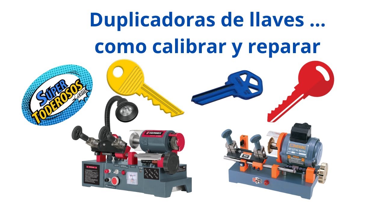 La Cerradura No abre. La llave está mala. Como calibrar la Duplicadora o Copiadora de llaves.