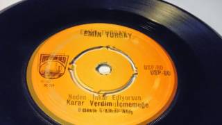 Emin Turgay , Karar Verdim Içmemeğe , Neden Inkar Ediyorsun Plak Vinyl Record 7
