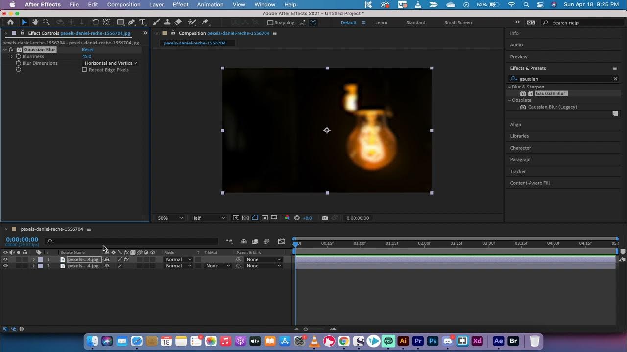 How to make lights flicker and illuminations flicker in After Effects