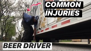 BEER DELIVERY DRIVERS COMMON INJURIES FCK