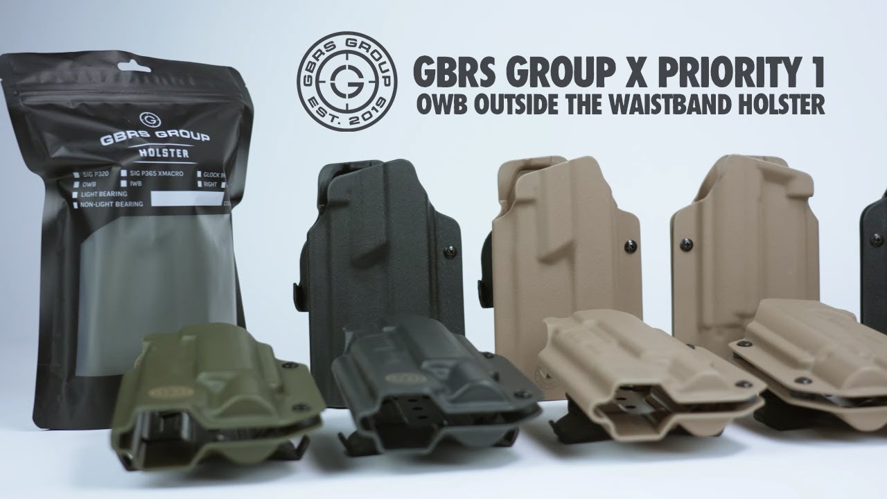 GBRS Group x Priority 1 OWB Outside The Waistband Holster - YouTube