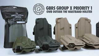 GBRS Group x Priority 1 OWB Outside The Waistband Holster