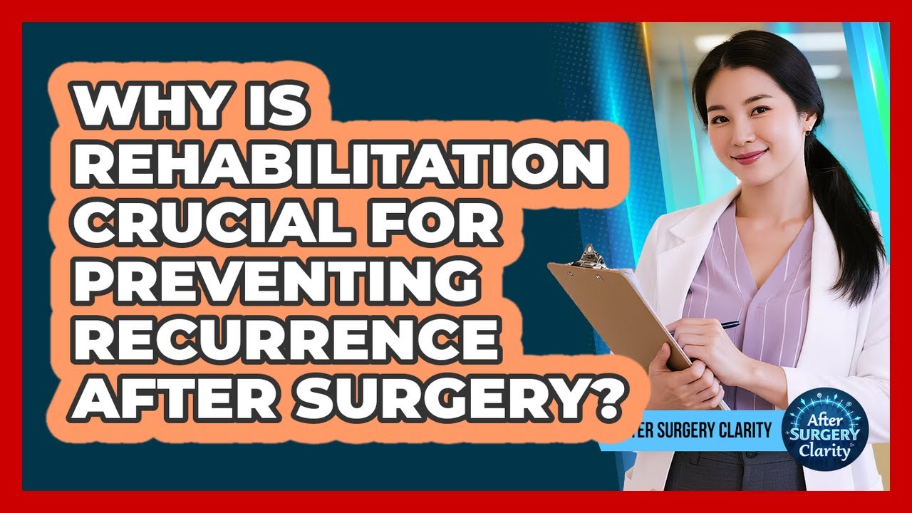 Why Is Rehabilitation Crucial For Preventing Recurrence After Surgery? - After Surgery Clarity