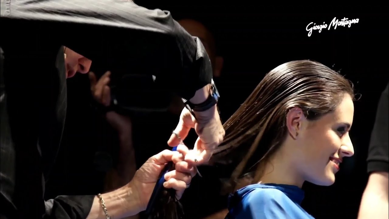 Long hair to Short hair. Waist length to shoulder length Haircut.