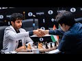 Final moments when vidit won against hikaru  round 9 fide candidates