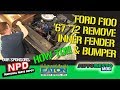 Bumpside F100 1967 1972 Inner fender and bumper removal Episode 374 Autorestomod