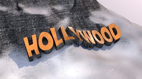 Deform Text on Mountain Surface in Cinema 4D Tutorial