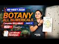 Master Botany Numericals Before Re-NEET 2026 -2 |  #ReNEET2026 Guaranteed Marks ||  @NSmartlive ​