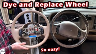 Restore Or Replace Your Ford Truck Steering Wheel F-150 Super Duty Wheel Dye And Swap