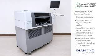 Abbott Architect i1000SR – Immunology Analyzer - Down-To-Frame® Refurbished