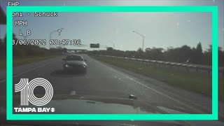 Crash near Skyway 10K seen from Florida trooper's dashcam