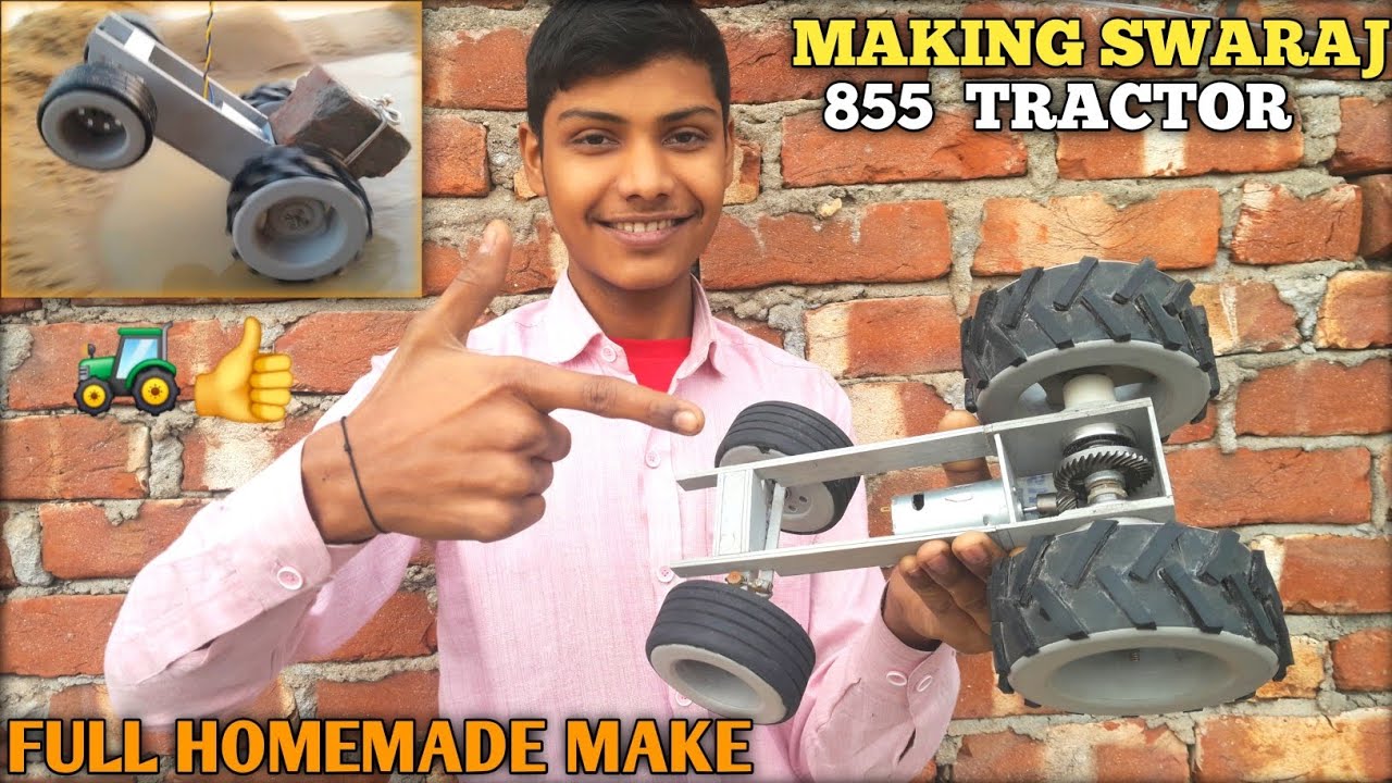 How To Homemade 🚜👍Make 4x2 Swaraj 855 Tractor With Pvc Pipe Se Banaye 