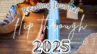 2025 Reading Journal Flip through 📕⭐️