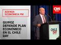Ministro Jorge Quiroz defiende plan económico del gobierno ante inversores en el Chile Day