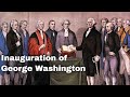 30th april 1789 george washington inaugurated as the first president of the usa