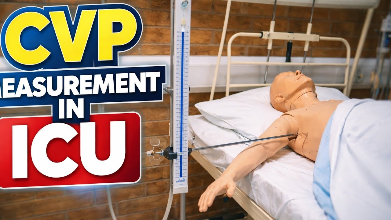 Measuring Cvp With Ruler CVP Measurement In Hindi |CVP Monitoring procedure in Hindi|CVP ...