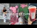 Collective Vlog: random days in my life| date at fete 832, new drink, doing my hair + more