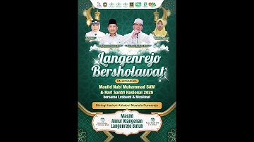 live MAULID NABI MUHAMMAD SAW & HARI SANTRI NASIONAL 2025 LANGENREJO BUTUH
