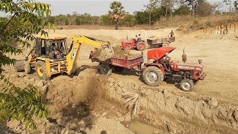 Making a Big Talab for Fish Farming | JCB 3dx Eco | John Deere 5310 With Dozer | Gaon ka vlog
