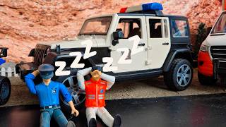 🚨 Police Car Adventure &amp; Rescue Mission! Ambulance &amp; Crane Save the Day 🚓🚑 | Safe Story for Kids