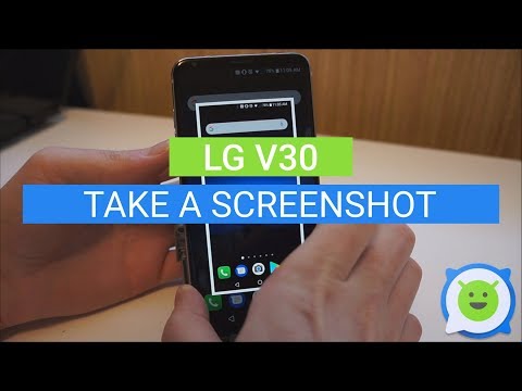 LG V30: How to take a screenshot