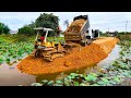Wonderful Techniques Building Road construction, Dump Truck Unloading