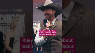Will Riley Green Keep Acting After Marshals Debut? 🤠🎬 #rileygreen #countrymusic #acmawards