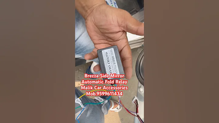 Brezza Side Mirror Automatic Fold Relay #malikcar #motivation #brezza #shortsvideo #reels #shorts