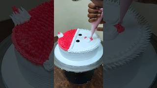 2023 Christmas Cake design #viral #shorts #christmascake