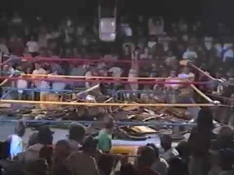 Ecw Chairs In The Ring Youtube