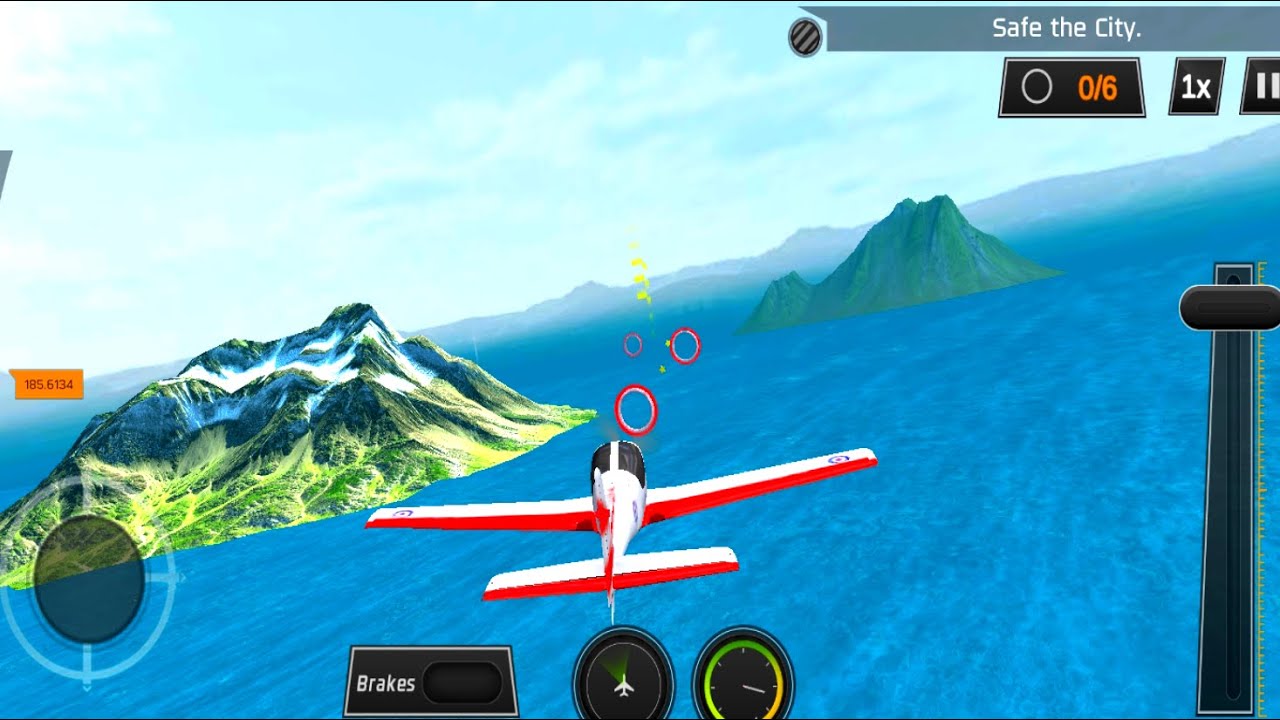 City Airplane Pilot Flight Sim - New Plane Games - Airplane Gloster Android Gameplay
