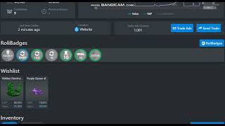 I Reached 1K Trade Ads On Rolimons Roblox Trading