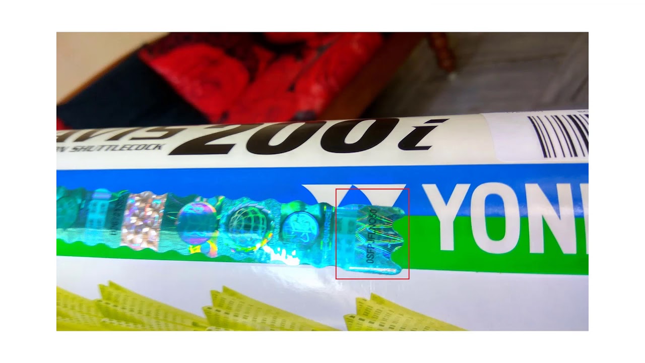 YONEX real/original vs counterfeit/fake MAVIS 200i