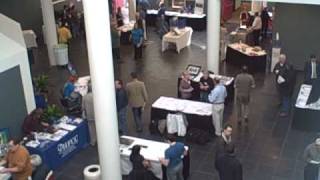 The show floor at the Henry Ford Community College Alternative Energy Summit