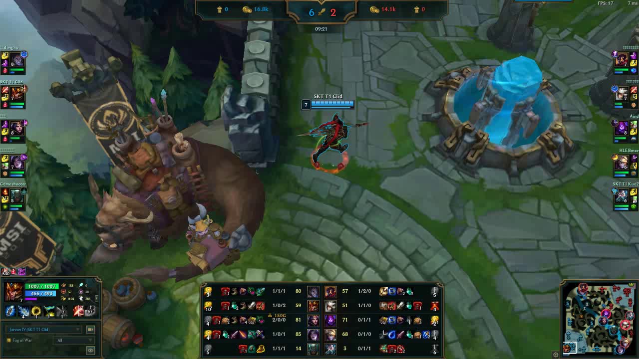 SKT T1 Clid - Jarvan IV Jungle - KR Challenger 1068 LP