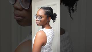 Quick &amp; Easy Curly Braided Bun Hairstyle #naturalhair #hairstyles