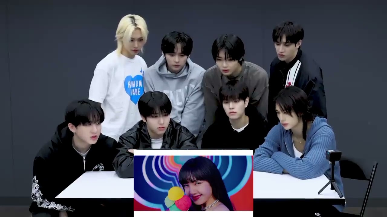 Stray Kids Reaction to blackpink ice cream and kill this love How You Like THAT 