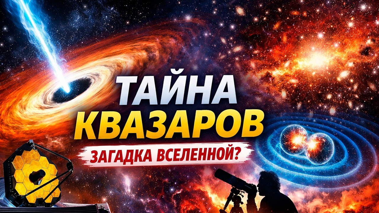 Квазары: как «звезда» оказалась ярче галактики и зачем ей чёрная дыра на миллиард Солнц