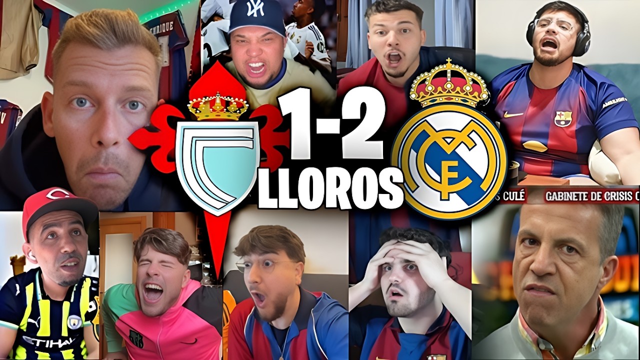 LLOROS CULES. REAL MADRID REMONTA AL CELTA Y LAS REDES ARDEN