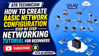How to Create Basic Network Configuration | Step by Step Networking Tutorial for Beginners. #tech