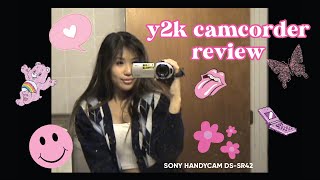 get yourself a y2k camcorder | sony handycam dcrsr42 video test